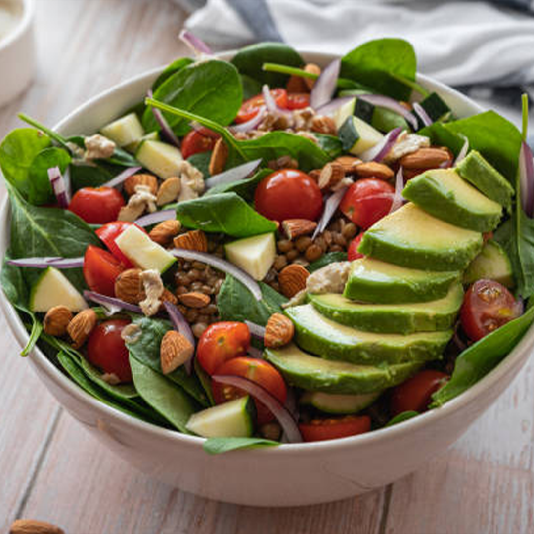 Spinach and Avocado Salad