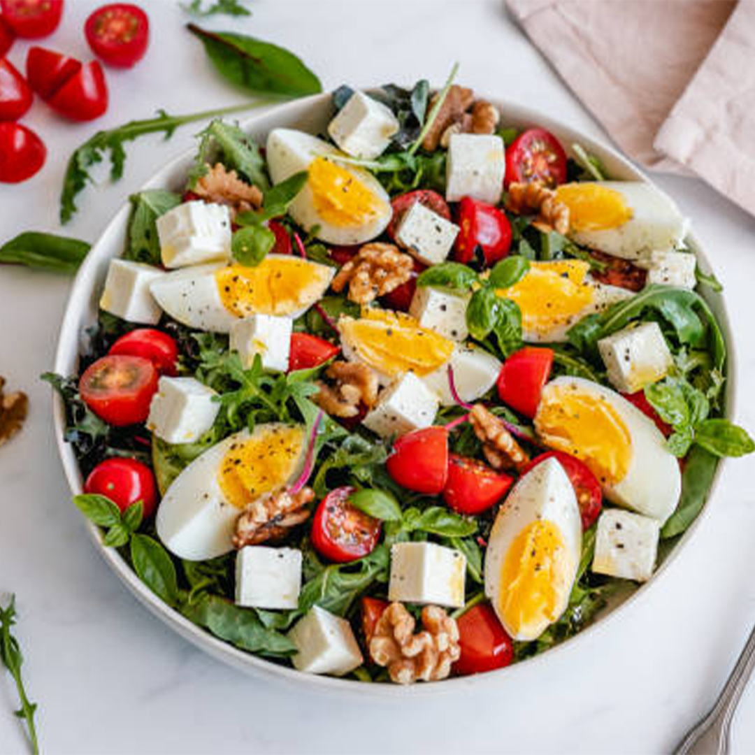 Grilled Boiled Egg Salad